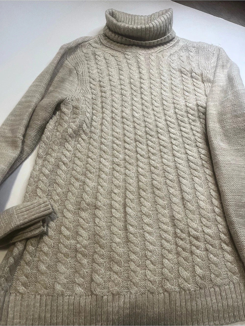 Croft & Barrow Cable Knit Turtleneck Sweater in